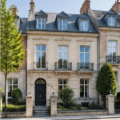 Maison de ville avec jardin